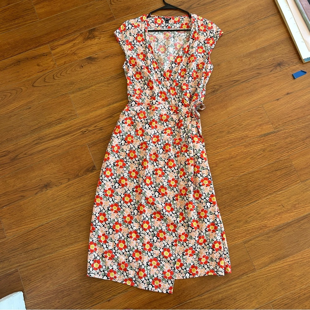 J Crew Floral Wrap Dress